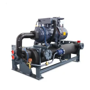 Single compressor water cooled chiller